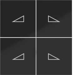  HAGER WAK7134BG KNX Secure A.x/C.x tapintásérzékelő felső rész | 4-csatornás, Dimmer UP/DOWN | éjfekete fényes