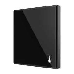   ZENNIO ZAC-SQAT-A KNX hőmérsékletérzékelő Square | fekete