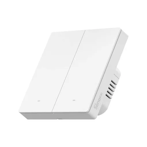 SONOFF ZBM5-2C-86W Zigbee tapintásérzékelő UP | 2-csatornás | fehér matt | 86x86 mm