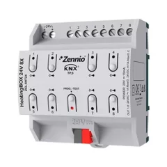 ZENNIO ZCL-8HT24 KNX fűtésaktor 24 V | 8 kimenetes