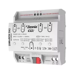 ZENNIO ZDI-DBDX2 KNX dimmaktor DIN sínre | 2 kimenetes