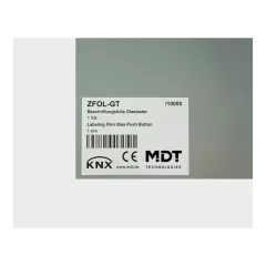   MDT ZFOL-GT Feliratozófólia Üveg érintőpanel Plus-hoz | Standard