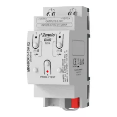   ZENNIO ZIO2X010 KNX univerzális aktor MINiBOX 0-10 V | 2 kimenetes