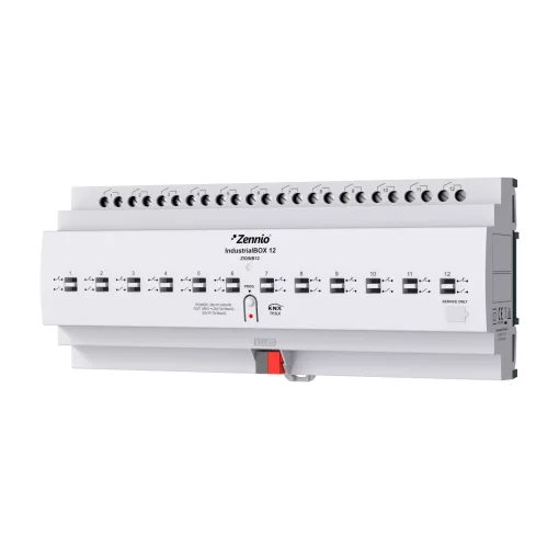 ZENNIO ZIOINB12 KNX kapcsolóaktor IndustrialBOX | 12 kimenetes, Secure