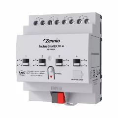   ZENNIO ZIOINB4 KNX kapcsolóaktor IndustrialBOX | 4 kimenetes