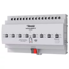   ZENNIO ZIOINB8 KNX kapcsolóaktor IndustrialBOX | 8 kimenetes, Secure