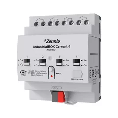   ZENNIO ZIOINBC4 KNX kapcsolóaktor IndustrialBOX | 4 kimenetes, 20 A C-terhelés