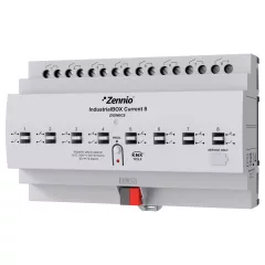   ZENNIO ZIOINBC8 KNX kapcsolóaktor IndustrialBOX | 8 kimenetes, 20 A C-terhelés