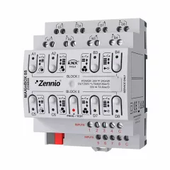   ZENNIO ZIOMB88 KNX univerzális aktor MAXinBOX 16 A | 8 kimenetes, 8 bináris bemenet