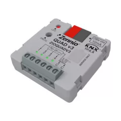   ZENNIO ZIOQUADV3 KNX analóg/digitális bemeneti modul UP | 4-csatornás, Secure