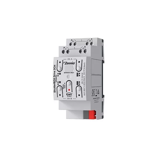 ZENNIO ZIOSHD2 ShutterBOX Drive | 2-csatornás, secure