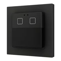   ZENNIO ZPDW2V2A KNX falra szerelhető mozgásérzékelő | 2 gombos | fekete