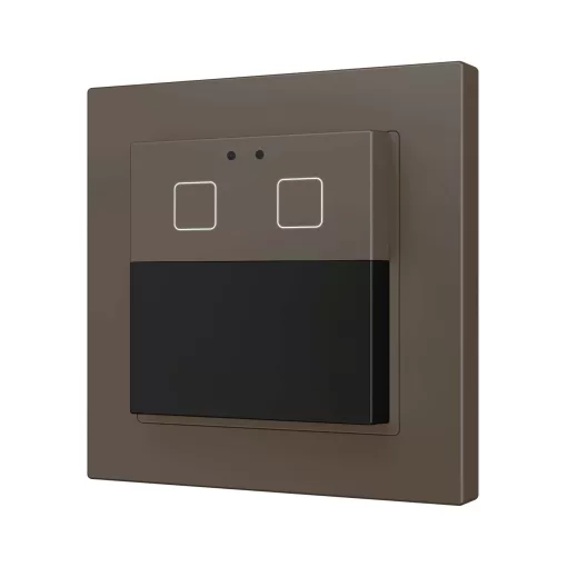 ZENNIO ZPDW2V2M KNX fali mozgásérzékelő | 2 gombos | mokka