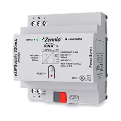 ZENNIO ZPSU320 KNX busztápegység 230 V AC | 320 mA