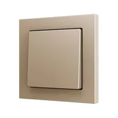   ZENNIO ZS551PB1C Egyes nyomógomb Soft ZS55 | 1 bináris bemenethez | pezsgő