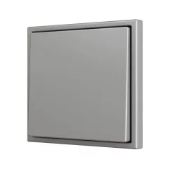   ZENNIO ZS701PB1S Egyes nyomógomb Soft ZS70 | 1 bináris bemenethez | ezüst