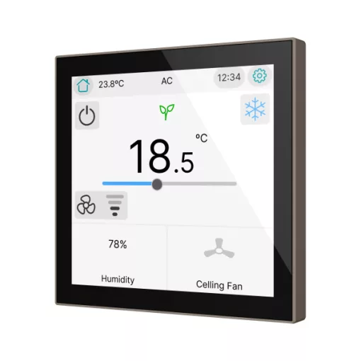 ZENNIO ZVICX40M KNX tapintásérzékelő CX40 | mokka