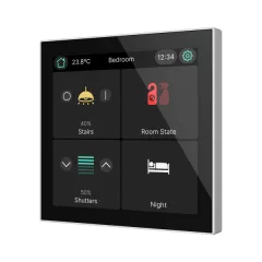 ZENNIO ZVICX40S KNX tapintásérzékelő CX40 | ezüst