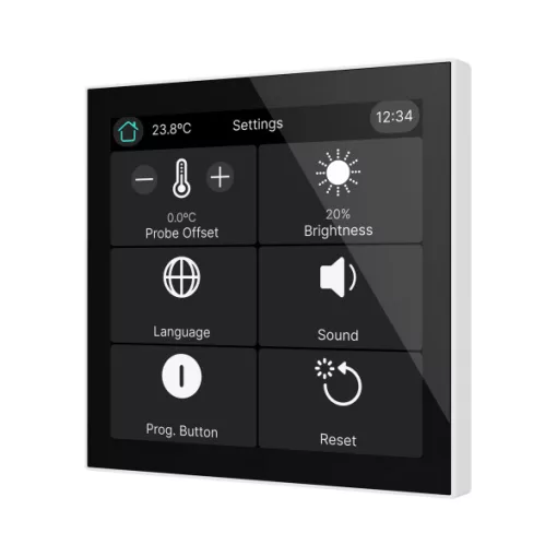 ZENNIO ZVICX40W KNX tapintásérzékelő CX40 | fehér