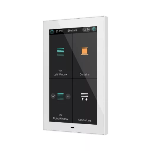 ZENNIO ZVICX50W KNX érintőpanel CX50 | Secure | fehér | 5 hüvelyk
