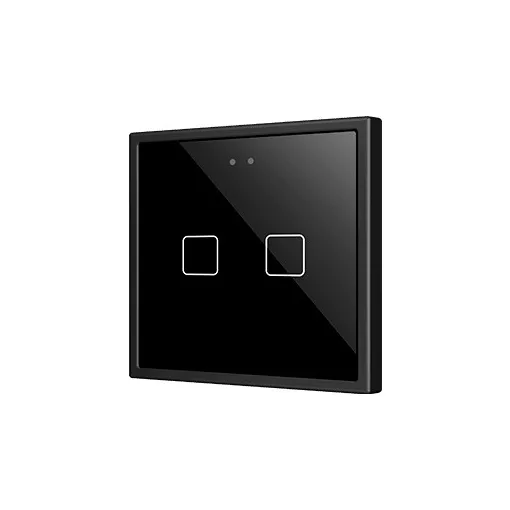 ZENNIO ZVIF70X2A KNX tapintásérzékelő Flat 70 | 2 kimenetes | fekete