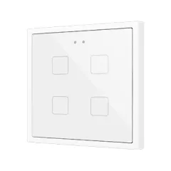   ZENNIO ZVIF70X4W KNX tapintásérzékelő Flat 70 | 4-csatornás | fehér