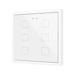   ZENNIO ZVIF70X6W KNX tapintásérzékelő Flat 70 | 6-csatornás | fehér