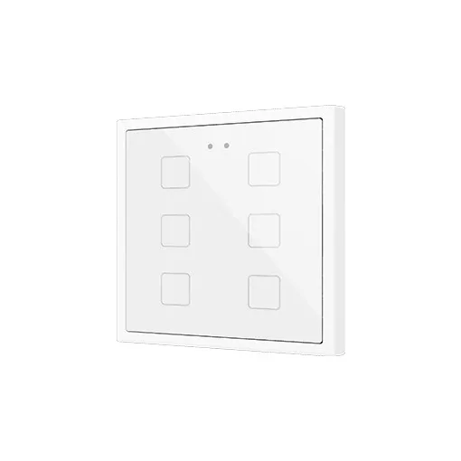 ZENNIO ZVIF70X6W KNX tapintásérzékelő Flat 70 | 6-csatornás | fehér