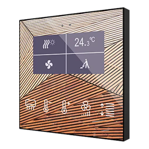 ZENNIO ZVIFDV2 KNX tapintásérzékelő Flat Display | Standard | custom