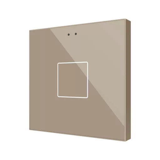 ZENNIO ZVIFR1C KNX tapintásérzékelő Flat RGB | 1-csatornás | champagne