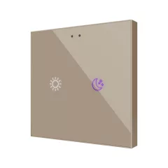   ZENNIO ZVIFR2 KNX tapintásérzékelő Flat RGB | 2-csatornás | custom