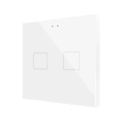   ZENNIO ZVIFR2W KNX tapintásérzékelő Flat RGB | 2-csatornás | fehér