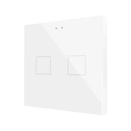 ZENNIO ZVIFR2W KNX tapintásérzékelő Flat RGB | 2-csatornás | fehér