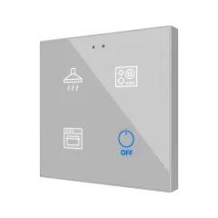   ZENNIO ZVIFR4 KNX tapintásérzékelő Flat RGB | 4-csatornás | custom
