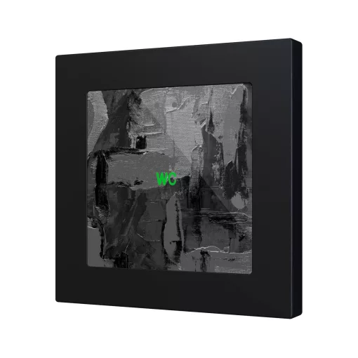 ZENNIO ZVIFR55X1C360 KNX tapintásérzékelő Flat 55 RGB | 1-csatornás | 360° custom