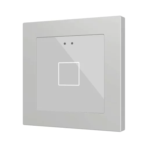 ZENNIO ZVIFR55X1S KNX tapintásérzékelő Flat 55 RGB | 1-csatornás | ezüst