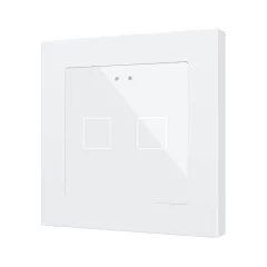   ZENNIO ZVIFR55X2W KNX tapintásérzékelő Flat 55 RGB | 2-csatornás | fehér