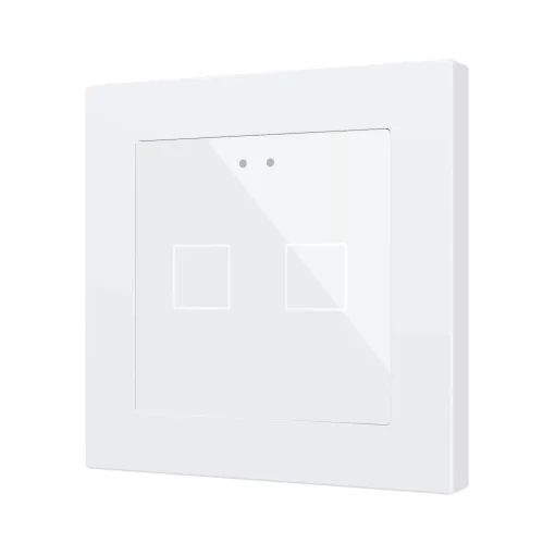 ZENNIO ZVIFR55X2W KNX tapintásérzékelő Flat 55 RGB | 2-csatornás | fehér