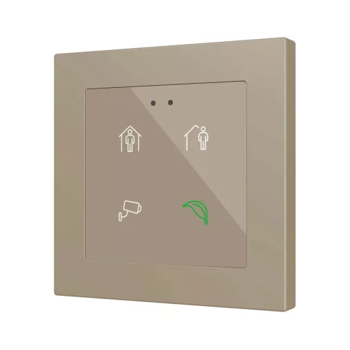 ZENNIO ZVIFR55X4 KNX tapintásérzékelő Flat 55 RGB | 4-csatornás | custom