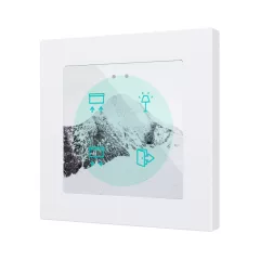  ZENNIO ZVIFR55X4C360 KNX tapintásérzékelő Flat 55 RGB | 4-csatornás | 360° custom