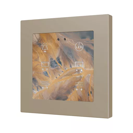 ZENNIO ZVIFR55X6C360 KNX tapintásérzékelő Flat 55 RGB | 6-csatornás | 360° custom