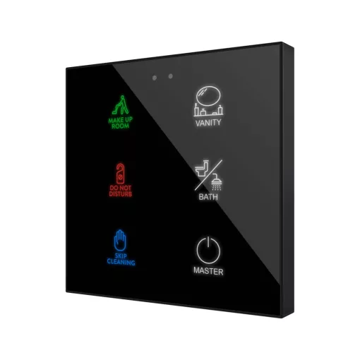ZENNIO ZVIFR6 KNX tapintásérzékelő Flat RGB | 6-csatornás | custom