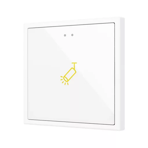 ZENNIO ZVIFR70X1 KNX tapintásérzékelő Flat 70 RGB | 1 kimenetes | custom