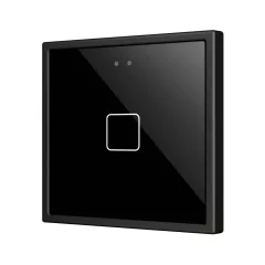   ZENNIO ZVIFR70X1A KNX tapintásérzékelő Flat 70 RGB | 1-csatornás | fekete