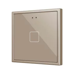   ZENNIO ZVIFR70X1C KNX tapintásérzékelő Flat 70 RGB | 1 kimenetes | champagne