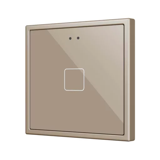 ZENNIO ZVIFR70X1C KNX tapintásérzékelő Flat 70 RGB | 1 kimenetes | champagne