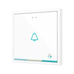   ZENNIO ZVIFR70X1C360 KNX tapintásérzékelő Flat 70 RGB | 1 csatornás | 360° custom