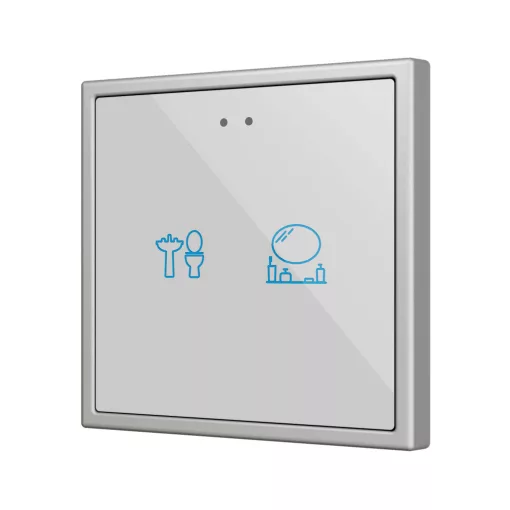 ZENNIO ZVIFR70X2 KNX tapintásérzékelő Flat 70 RGB | 2-csatornás | custom