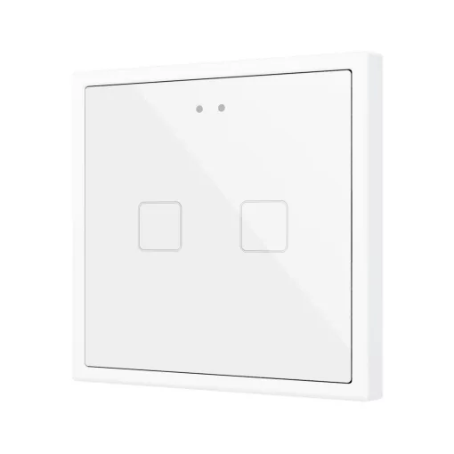 ZENNIO ZVIFR70X2W KNX tapintásérzékelő Flat 70 RGB | 2-csatornás | fehér