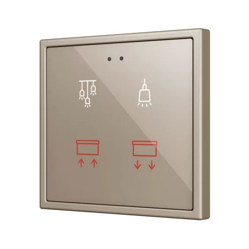 ZENNIO ZVIFR70X4 KNX tapintásérzékelő Flat 70 RGB | 4-csatornás | custom